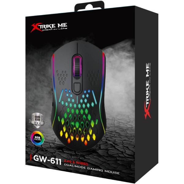 Компьютерная мышка Xtrike ME GW-611 RGB Черный (13379594) - фото 6