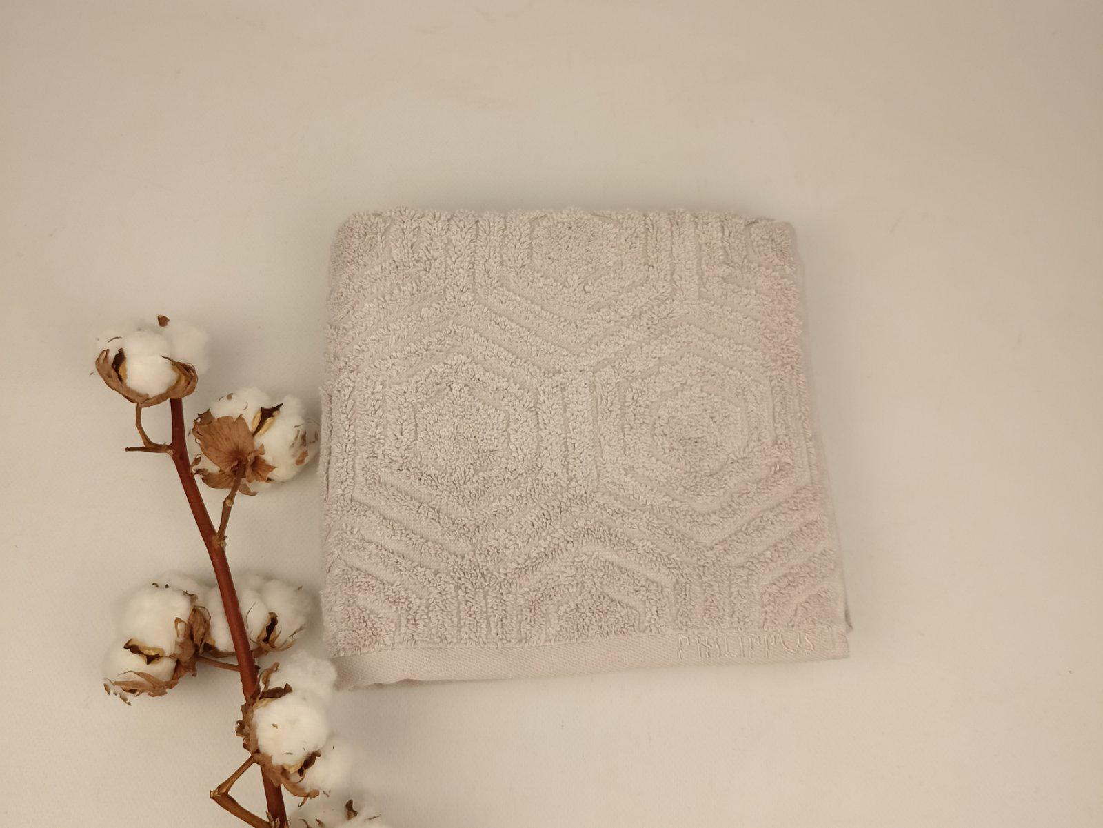 Полотенце Philippus Cora Cross Cotton 50х90 см Бежевый (A453)