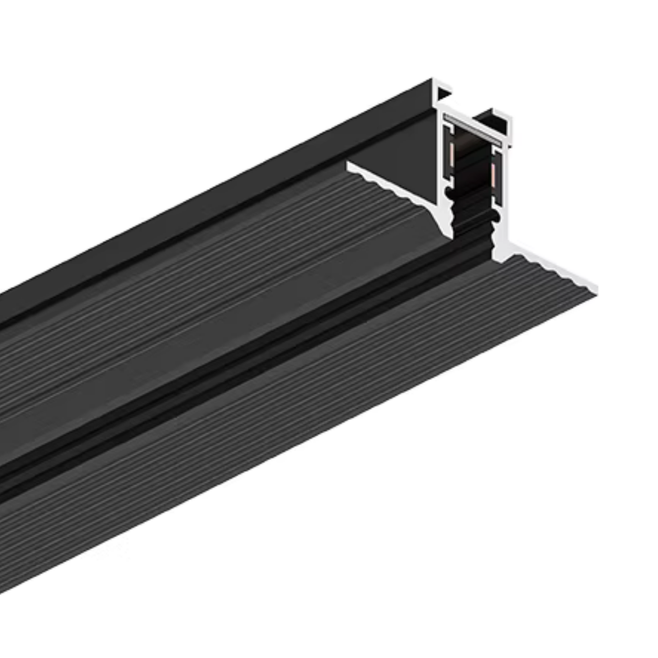Шинопровод магнитный трековый MERALLI 24V встроенный 2 м Черный (TRSHVB200) - фото 5 Шинопровод магнитный трековый MERALLI 24V встроенный 2 м Черный (TRSHVB200) - фото 5