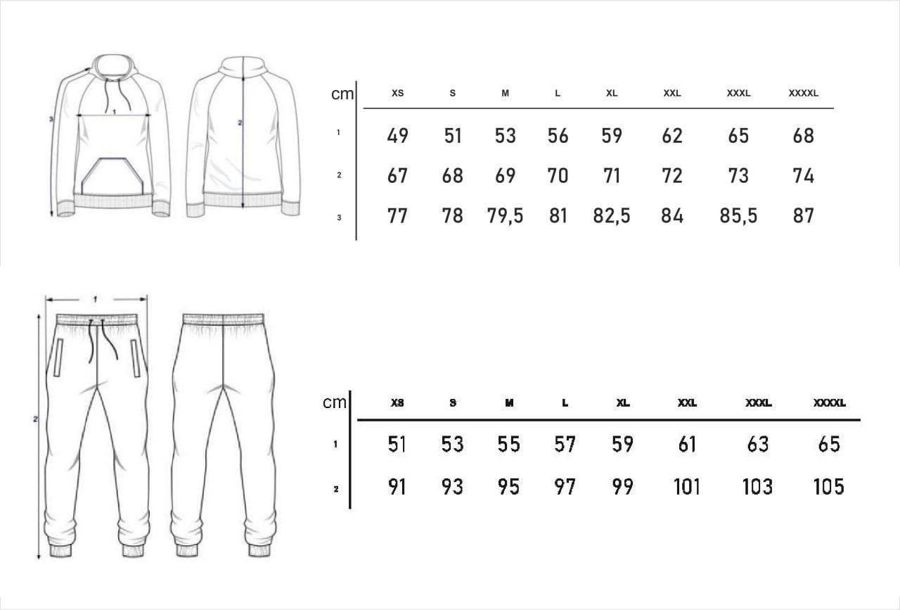 Спортивний костюм повсякденний XL Блакитний (ВКХ1008/3) - фото 4