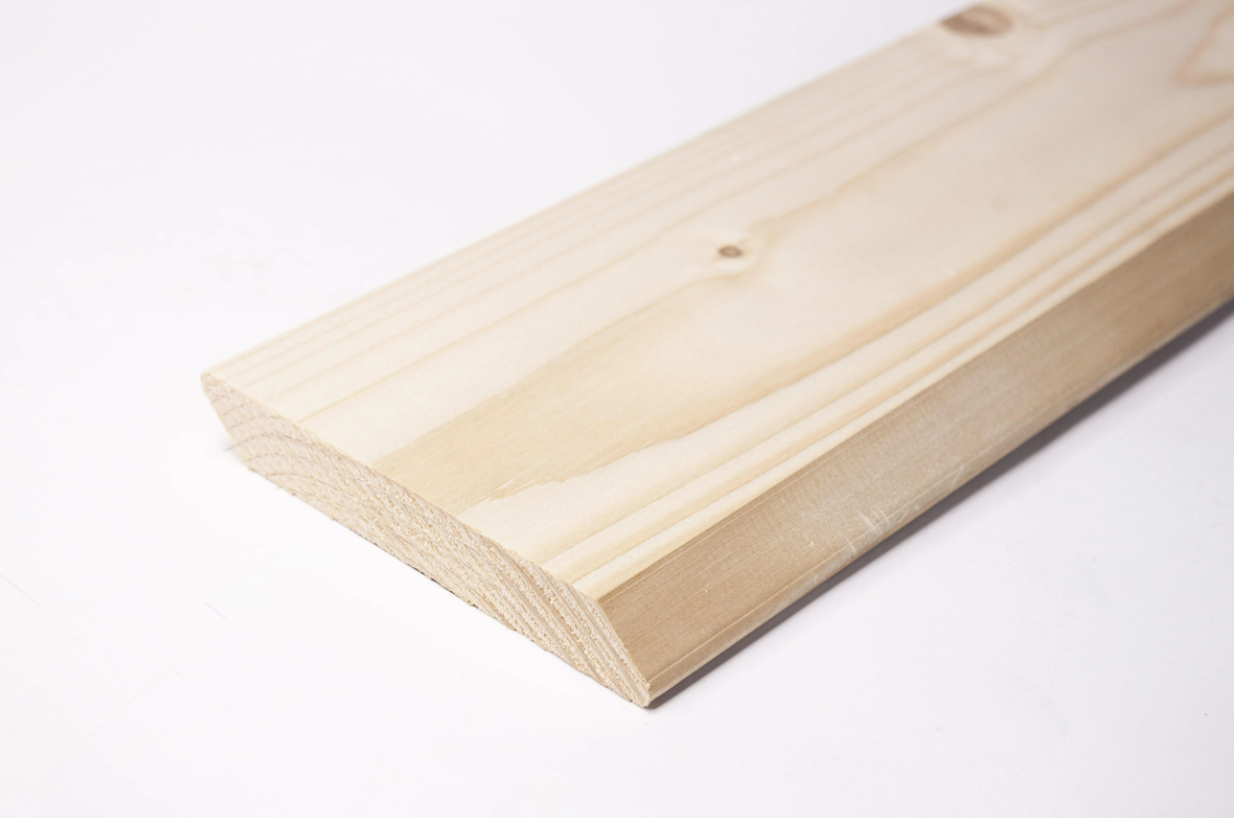 Дошка планкен дерев'яна смерека 140х18х4000 мм