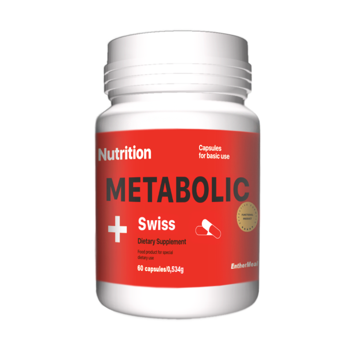 Вітаміни EntherMeal Metabolic Swiss 60 капсул