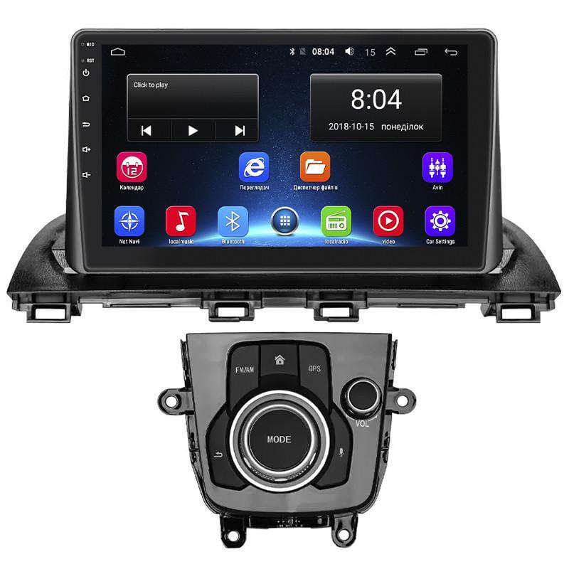 Автомагнитола штатная Lesko для Mazda 3 III BM рестайлинг 2016-2019 9" 2/32Gb Wi-Fi GPS Base MOB Автомагнитола штатная Lesko для Mazda 3 III BM рестайлинг 2016-2019 9" 2/32Gb Wi-Fi GPS Base MOB