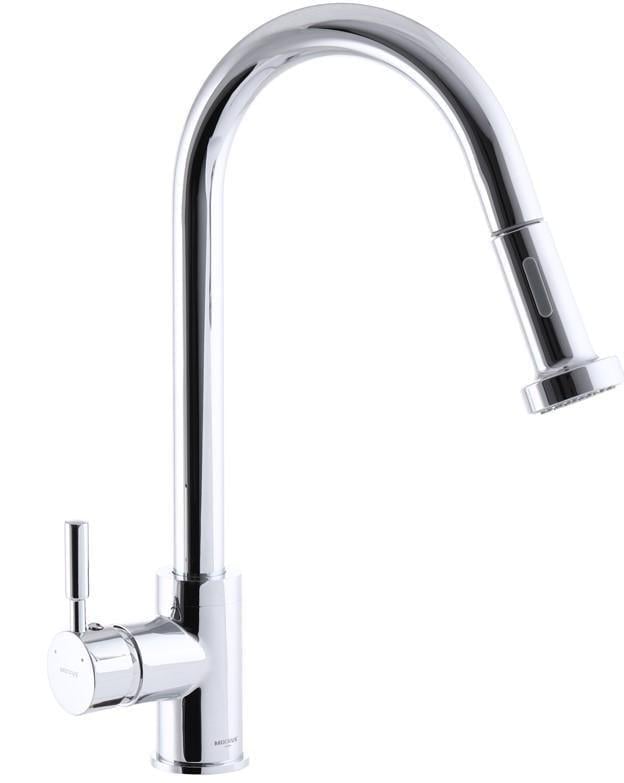 Смеситель для кухни MIXXUS PREMIUM Hans 014 с выдвижной лейкой MI2882 Смеситель для кухни MIXXUS PREMIUM Hans 014 с выдвижной лейкой MI2882
