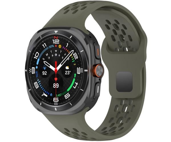 Ремешок силиконовый Air для смарт-часов Samsung Galaxy Watch Ultra Зеленый (49633) Ремешок силиконовый Air для смарт-часов Samsung Galaxy Watch Ultra Зеленый (49633)