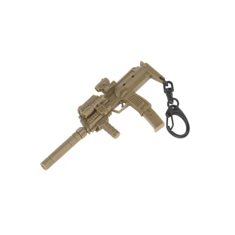 Брелок в виде УЗИ/UZI КЕ-01 10х5 см Хаки (0yh-81w-xl7)