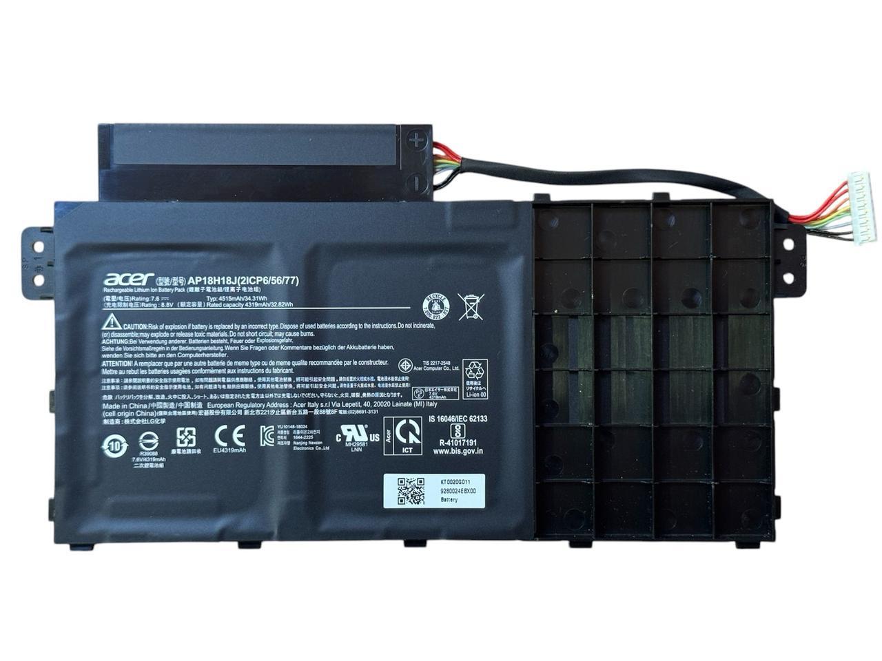 Аккумулятор для ноутбука Acer Spin SP314-53 AP18H18J (2515123255)