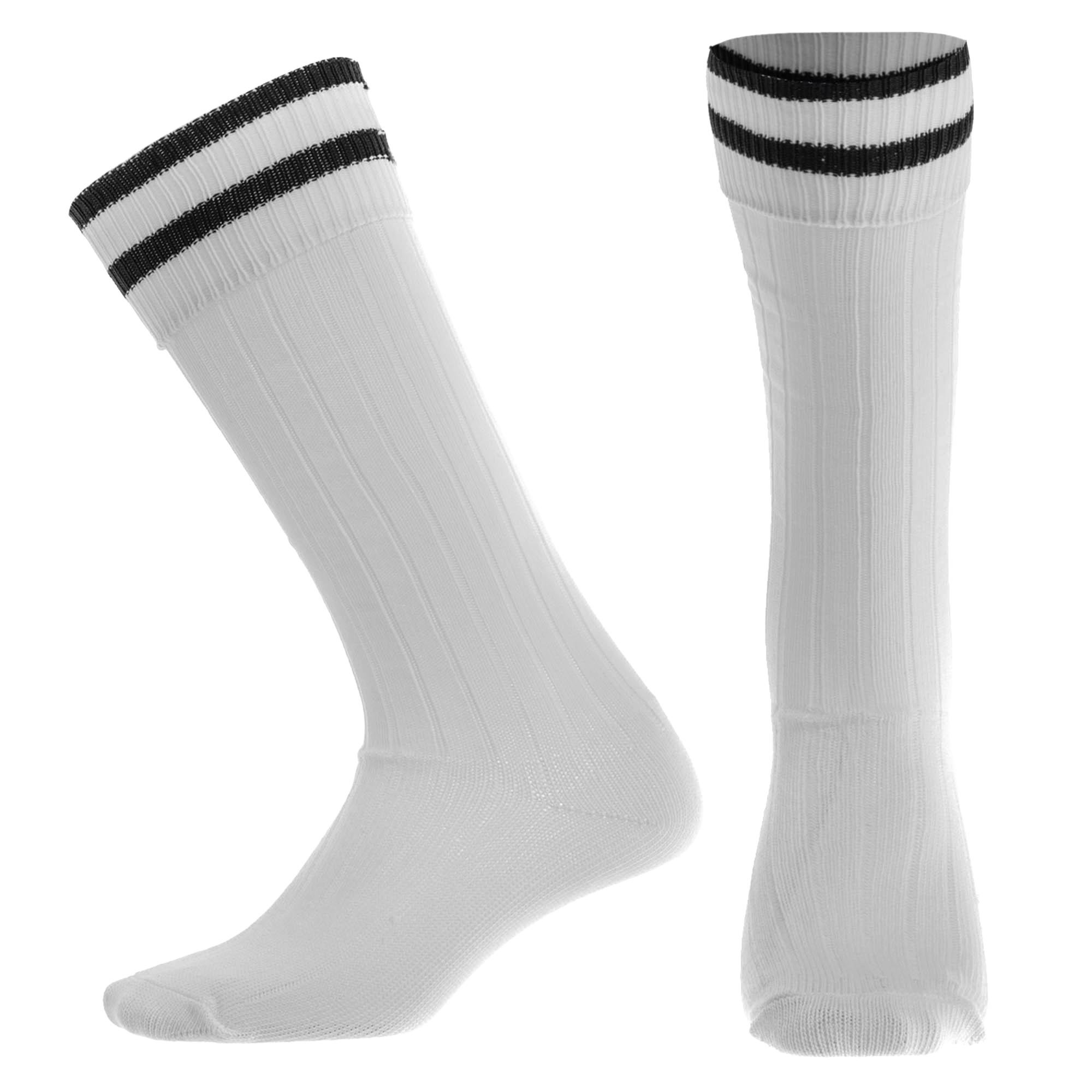 Гетры юниорские Zelart L Бело-Черный (CO-5608-L)