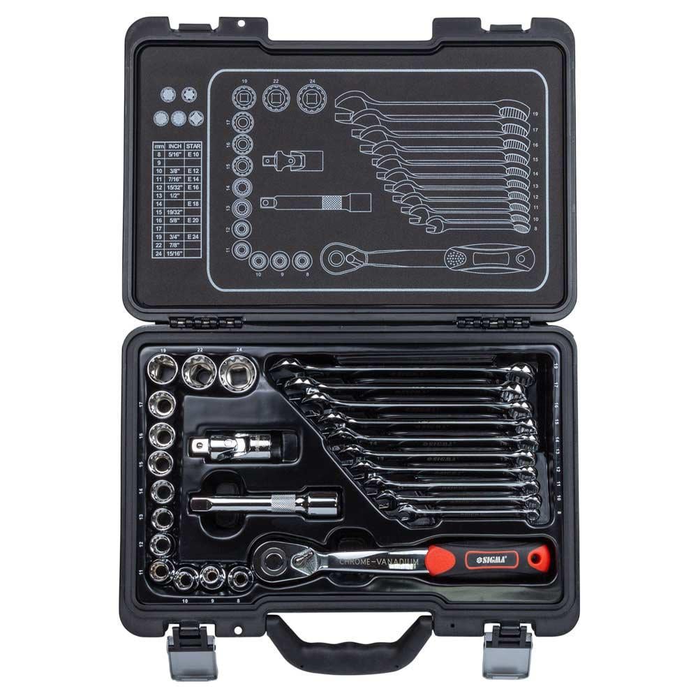 Набір торцевих насадок Taiwan ULTRA 1/2" CrV з аксесуарами 26 шт. (700026z) - фото 4 Набір торцевих насадок Taiwan ULTRA 1/2" CrV з аксесуарами 26 шт. (700026z) - фото 4