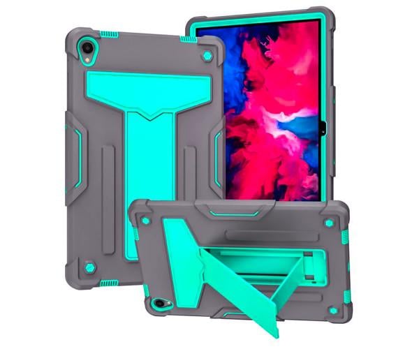 Чехол противоударный Armored Case Shockproof с подставкой для Lenovo Tab P11/P11 Plus/P11 5G Бирюзовый