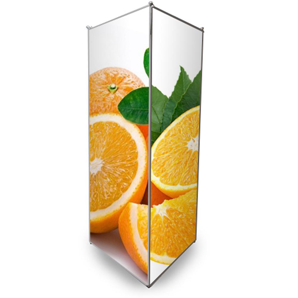 Баннерный стенд X-баннер Паук Triple трехсторонний 90x212 см