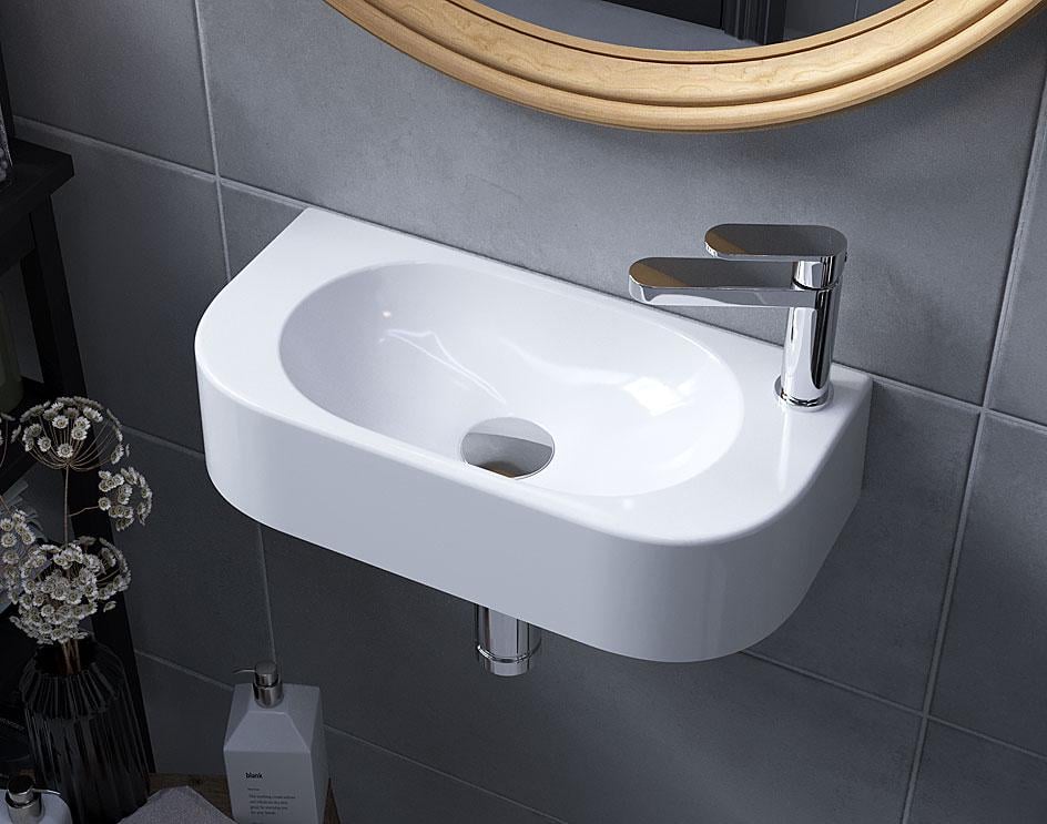 Умивальник підвісний Status Praym 45 White (671) - фото 4