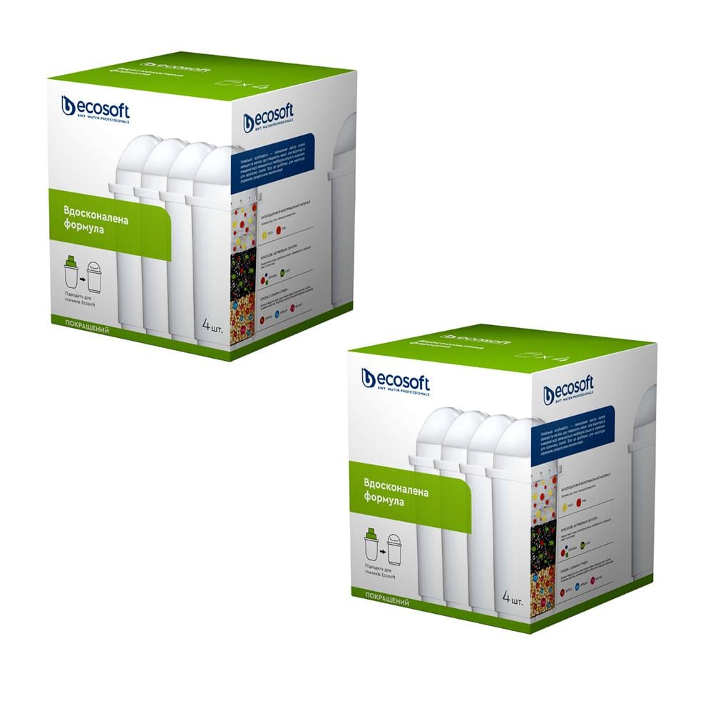 Змінні картриджі Ecosoft 3+1 покращені до фільтрів-глечиків 2 уп. (27074415)