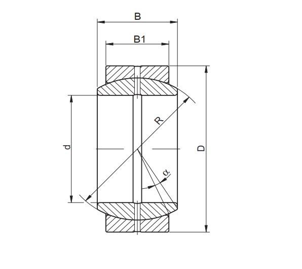 Подшипник GE40 ES шарнирный 40x62x28 мм (p1177) - фото 3