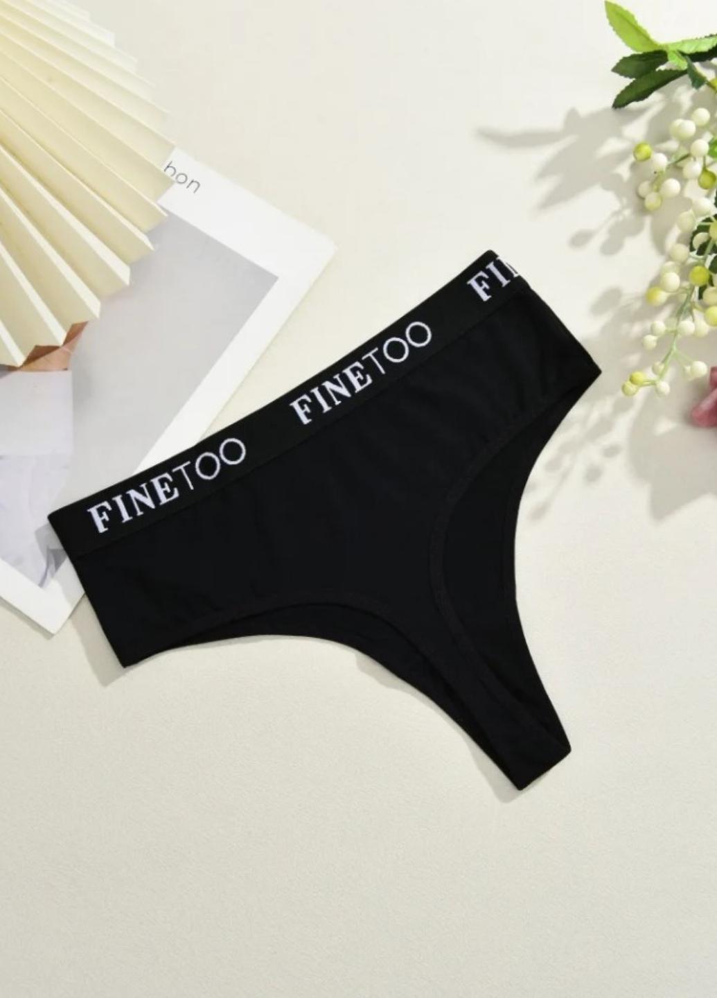 Трусики стринги женские хлопковые Good Shape M Черный (1990-44-02) - фото 8