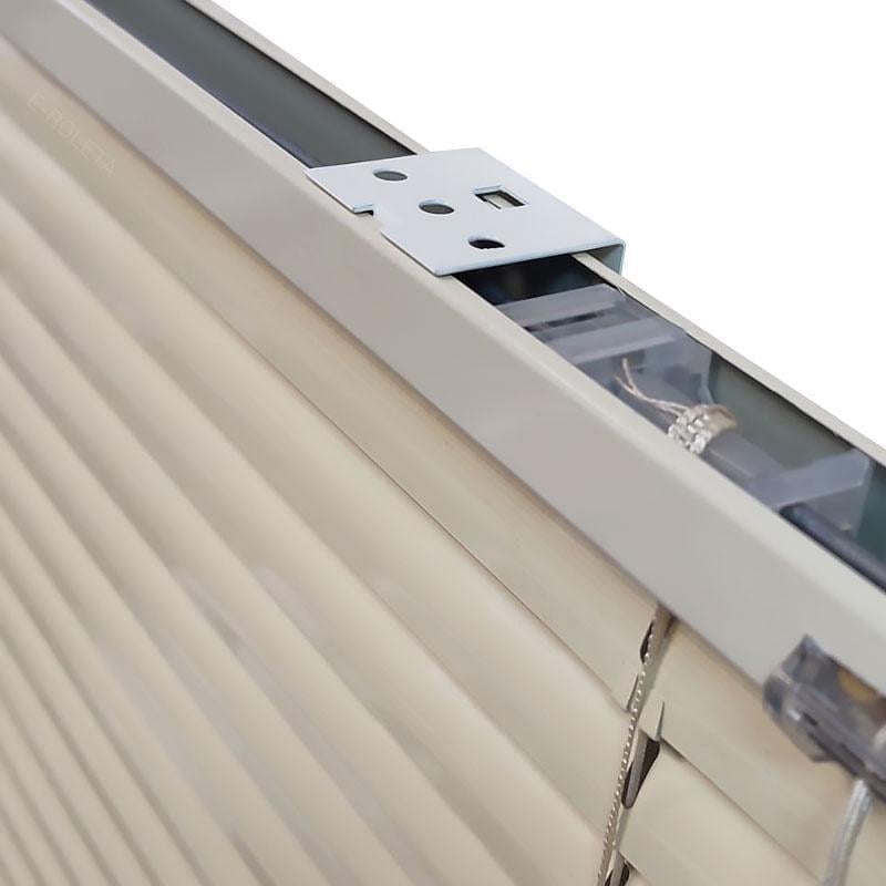 Жалюзи горизонтальные алюминиевые E-ROLETA 100х160 см Бежевый (447-100-160) - фото 3