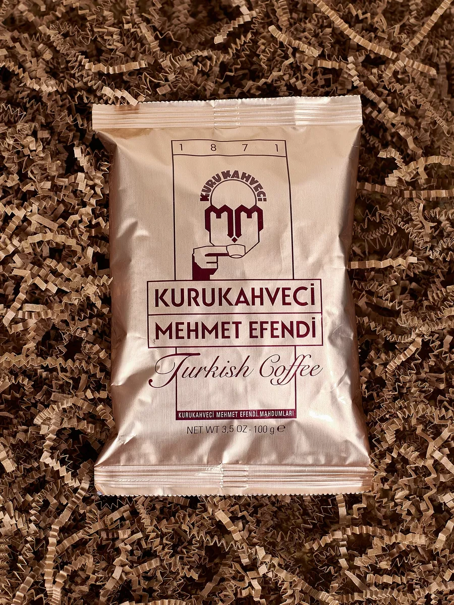 Кава турецька мелена Kurukahveci mehmet efendi 100 г пакет (24979504)