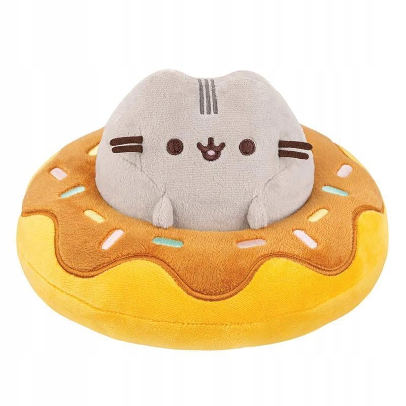 Іграшка плюшева Pusheen в пончику чарівний котик 21x13x21 см (2503844670)