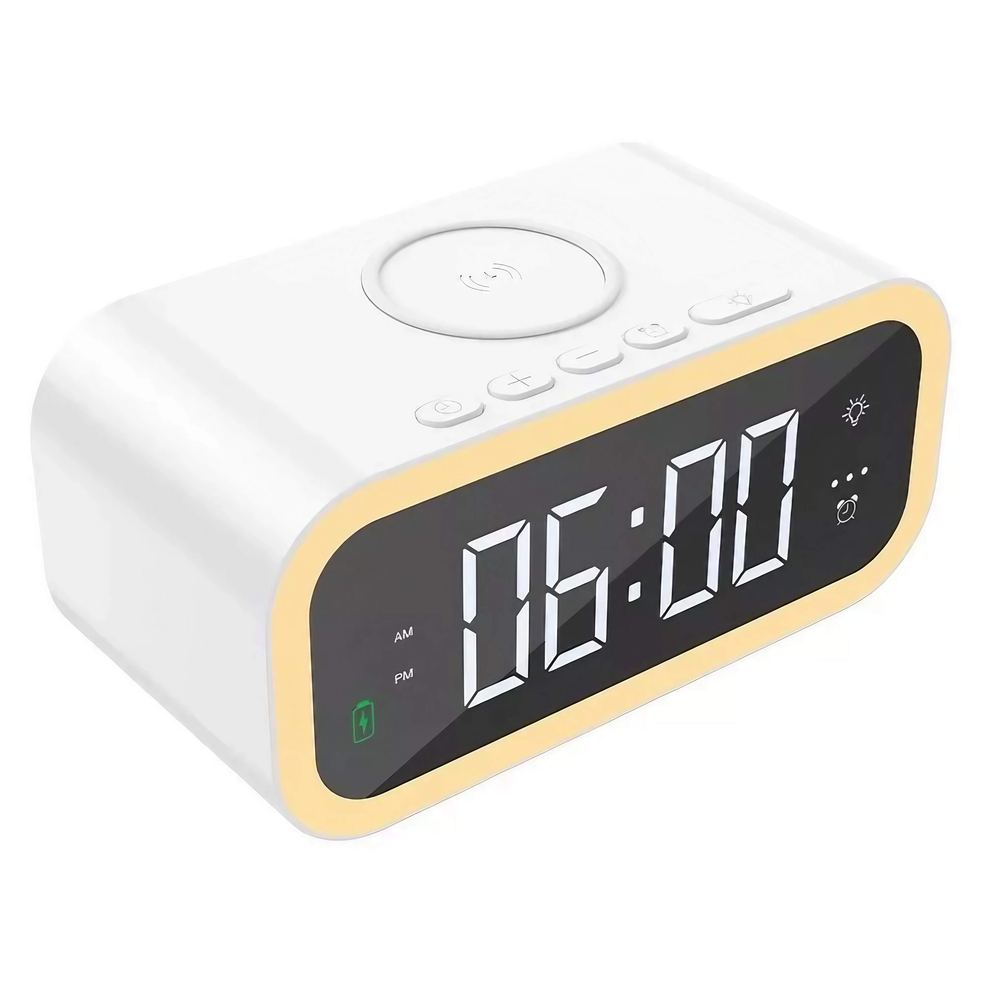 Часы с беспроводной зарядкой для смартфона WIWU Time WiW015 3в1 (кт-779901)