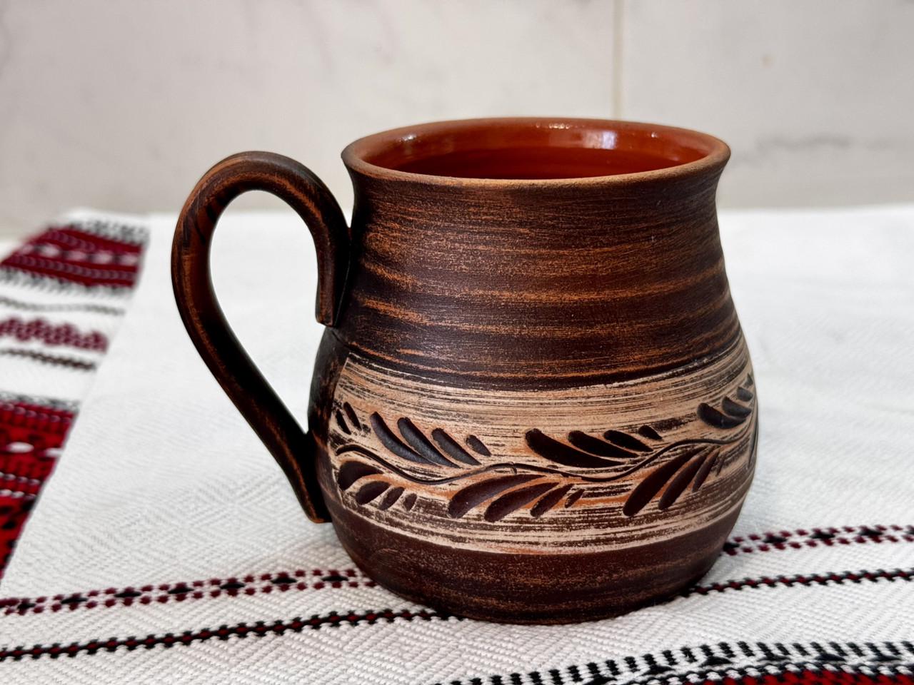 Чашка ручной работы ангоб 350 мл (2632737188)