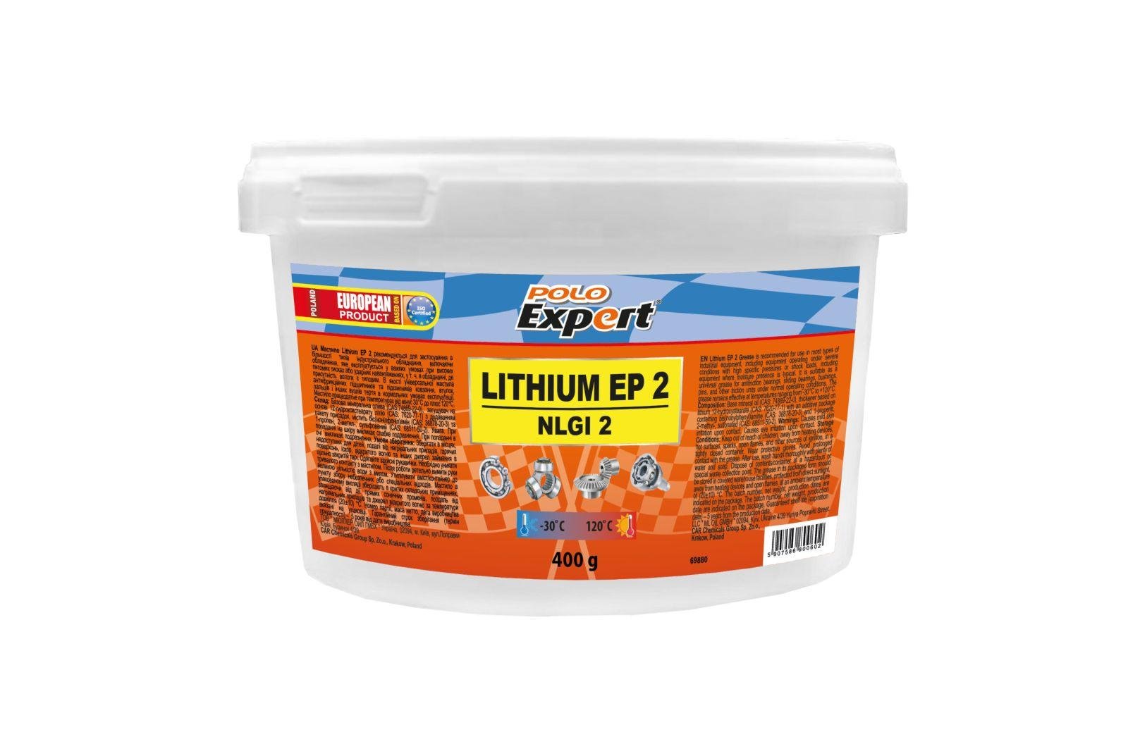 Смазка литиевая Polo Expert Lithium EP2 400 г 12083 (204806)