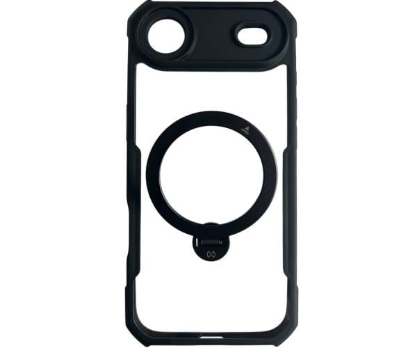 Чехол противоударный XUNDD Ring для iPhone 17 Air с магнитным кольцом-подставкой Black