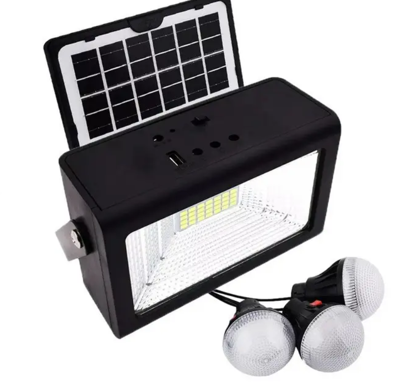 Фонарь переносной Solar light system CL-03 светодиодный с солнечной панелью - фото 8