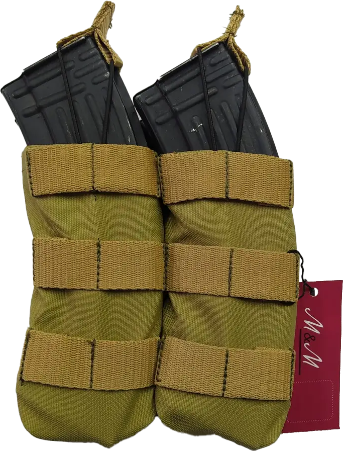 Подсумок М&М для магазинов АК или М16 4 шт. Койот (213405) - фото 5 Подсумок М&М для магазинов АК или М16 4 шт. Койот (213405) - фото 5