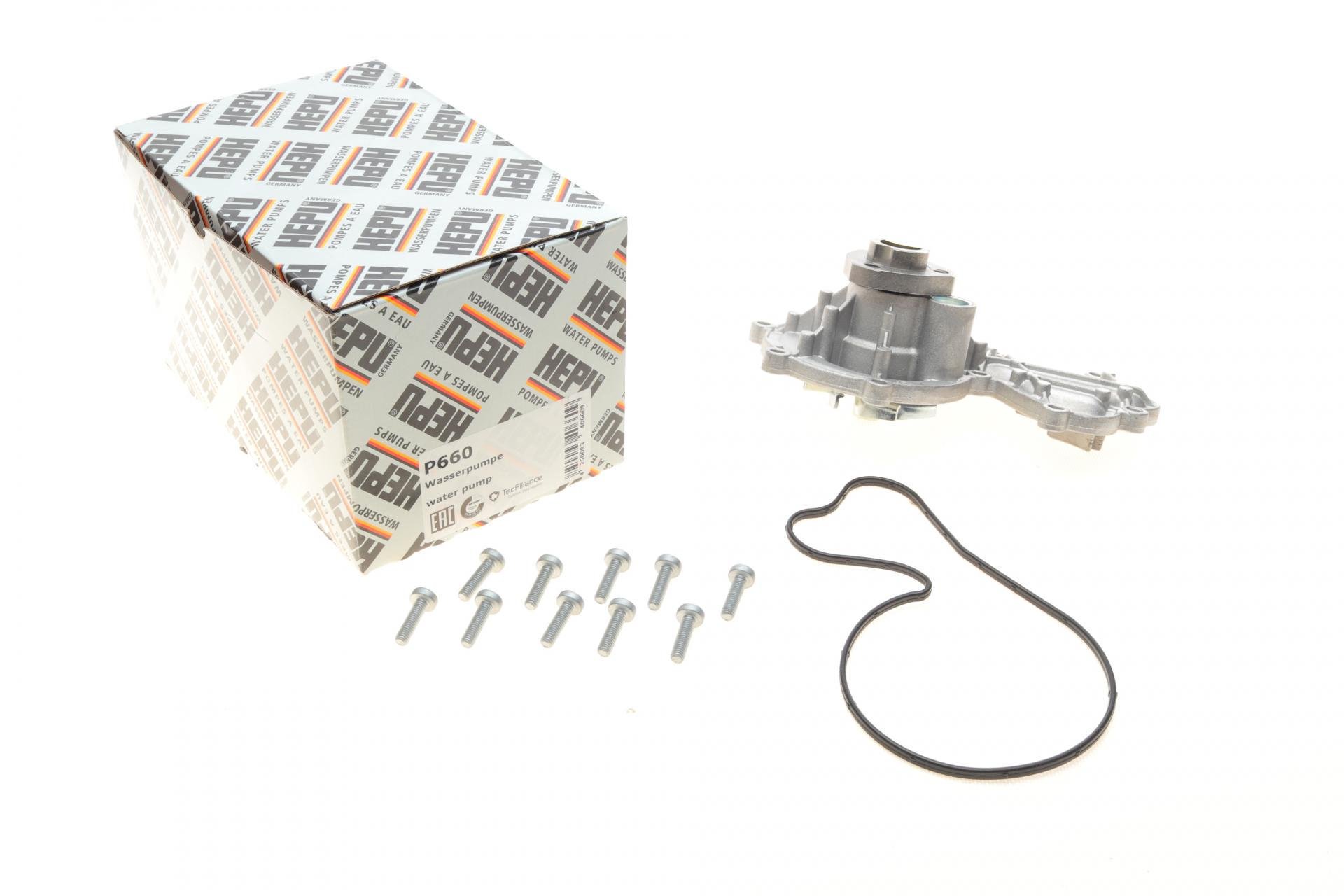 Помпа води VW Touareg 3.0 V6 TDI/Porsche Cayenne/Macan 3.0 S 10 (P660 HEPU)