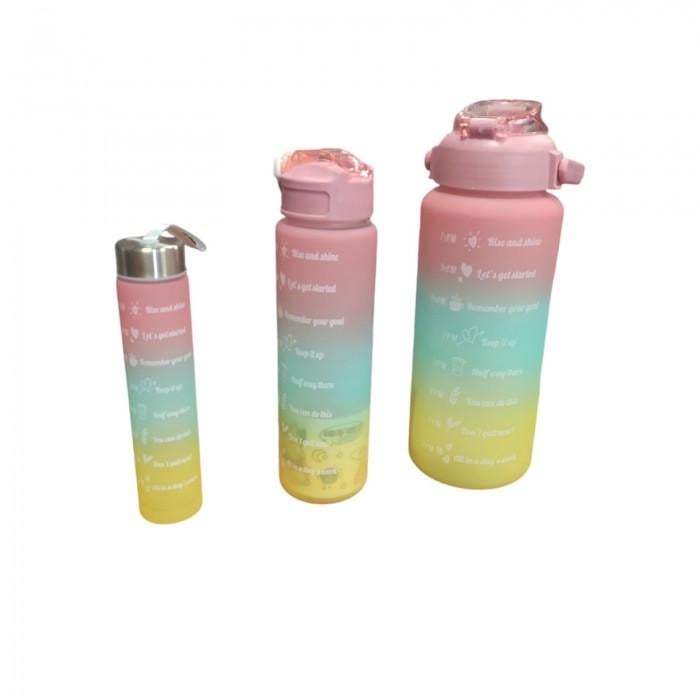 Набір пляшок для води EcoMover об'ємом 300 мл/900 мл/2 л (32406835)