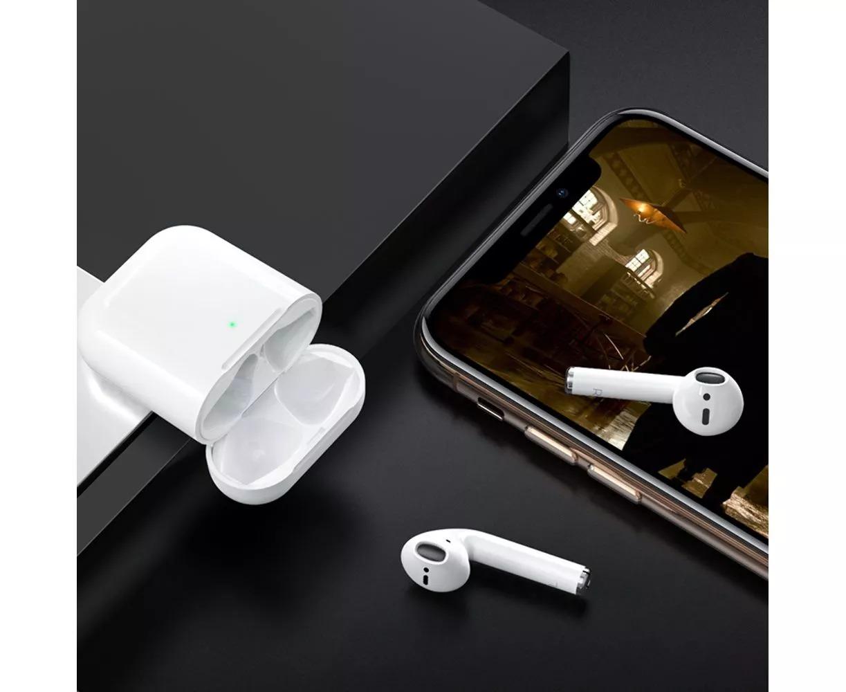 Наушники беспроводные сенсорные EW02 Bluetooth v5.1 TWS Plus с зарядным кейсом (19541904) - фото 3