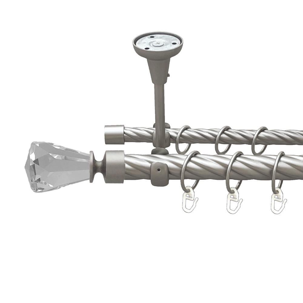 Карниз Orvit Лучетта двухрядный скрученный 300 см Сатин (00-00024109)