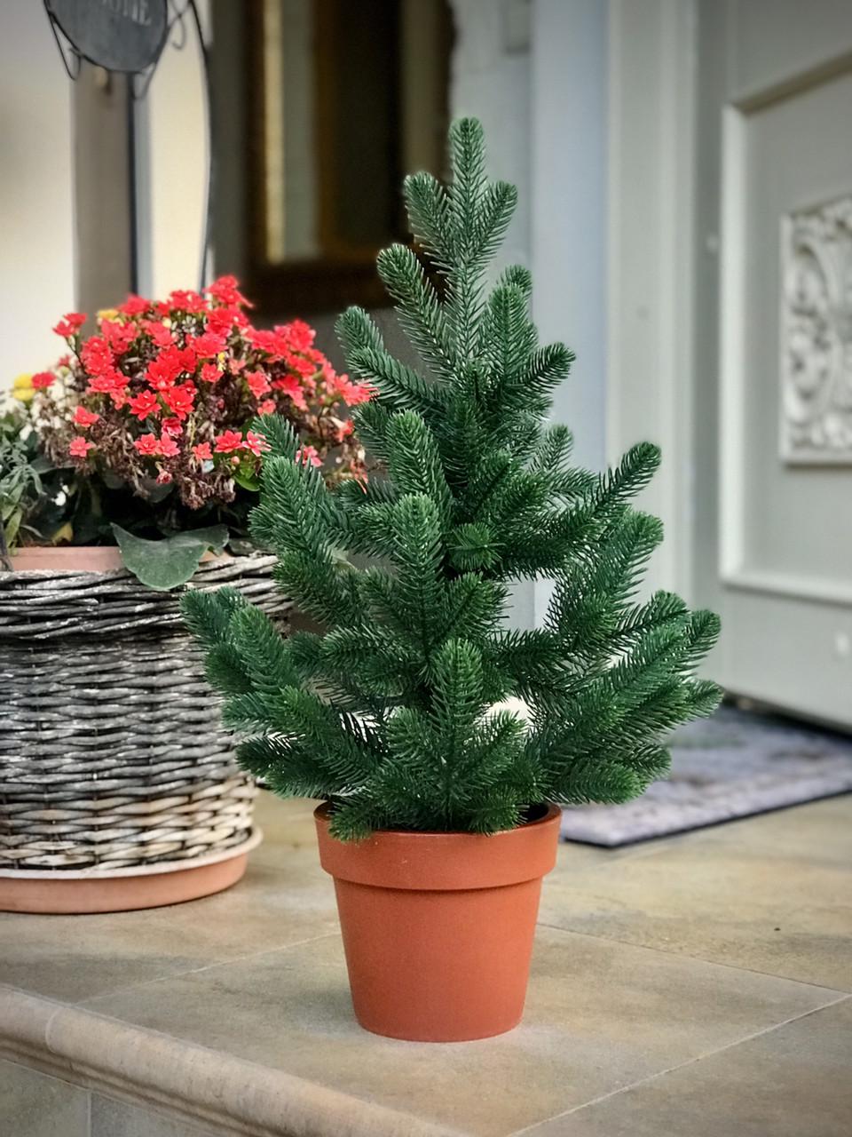 Ялинка SGH Traditional лита у горщику 50 см Зелений - фото 5 Ялинка SGH Traditional лита у горщику 50 см Зелений - фото 5