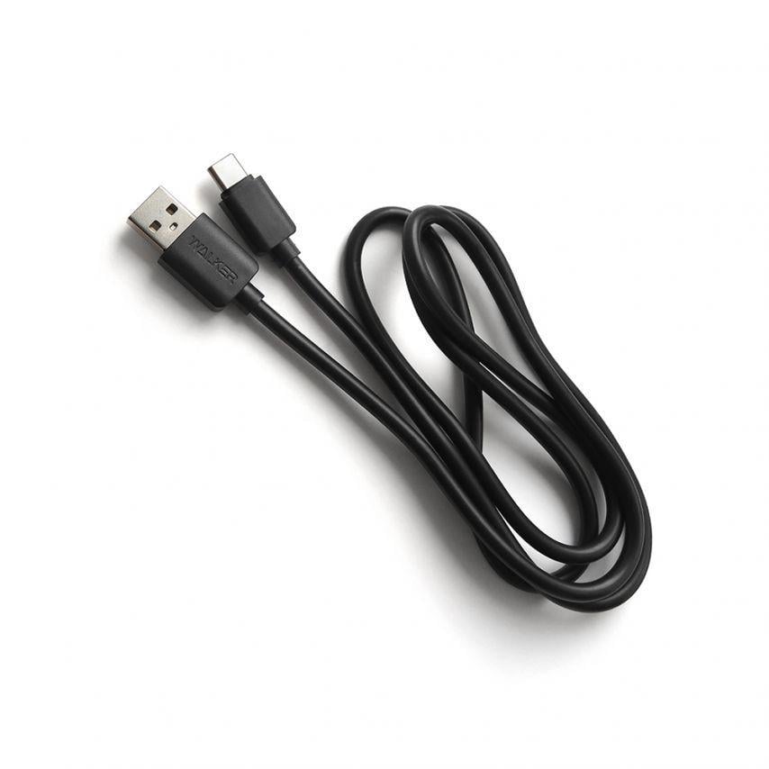 Сетевое зарядное устройство Walker 2в1 WH-27 2USB/2.1A + Data Cable USB to Type-C Black - фото 4 Сетевое зарядное устройство Walker 2в1 WH-27 2USB/2.1A + Data Cable USB to Type-C Black - фото 4