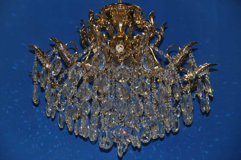 Хрустальная люстра L80090/6 FGD Золото/Белый (AN000533)