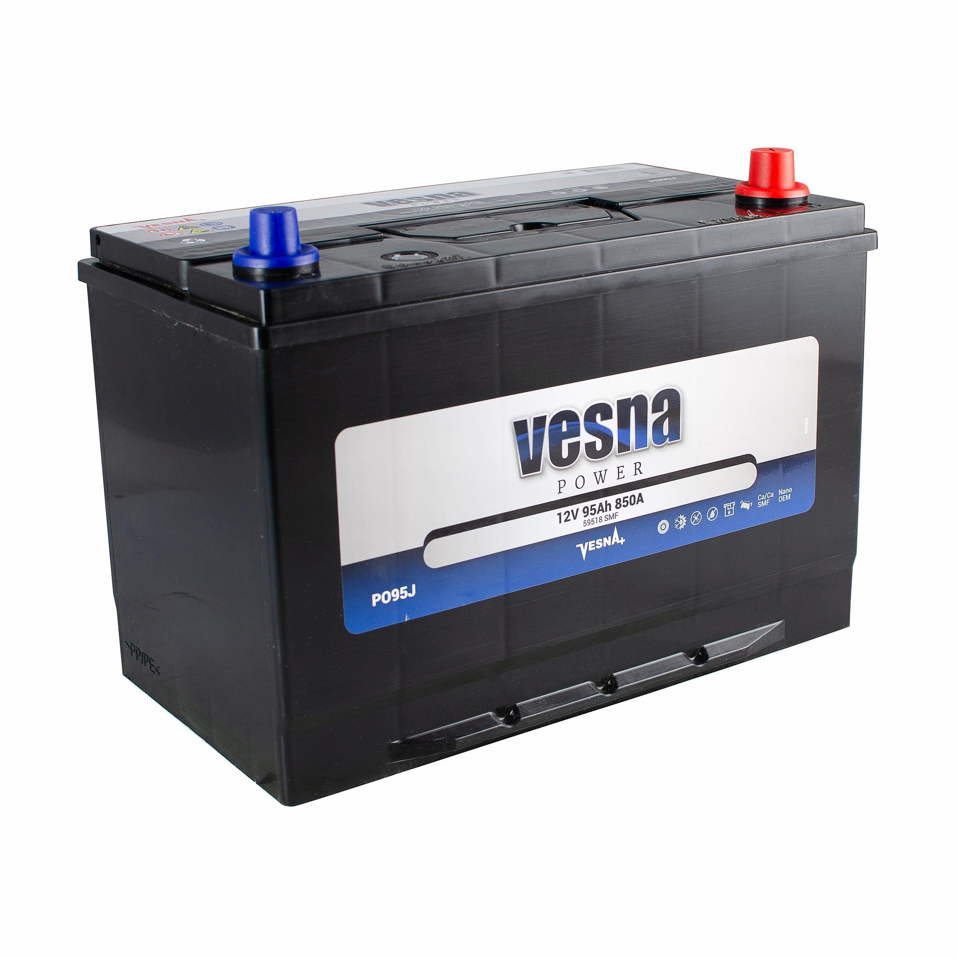 Акумулятор Vesna Japan 95 Ah/12V 0 плюс праворуч