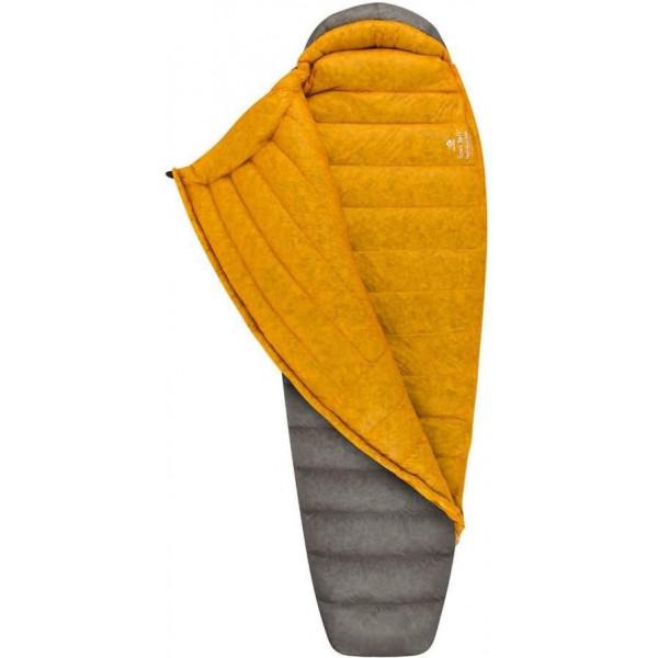 Кокон Sea to Summit Spark SpIV Regular Left Zip, dark grey/yellow (ASP4-R) - фото 2