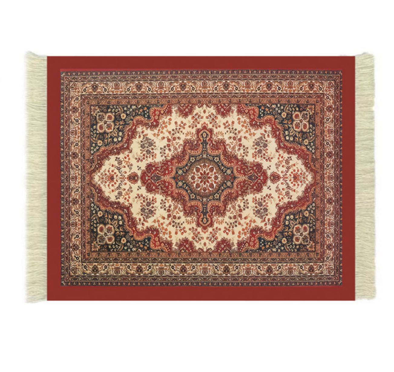 Килимок для миші-комп'ютера NPK персидський F Різнокольоровий (517270759)