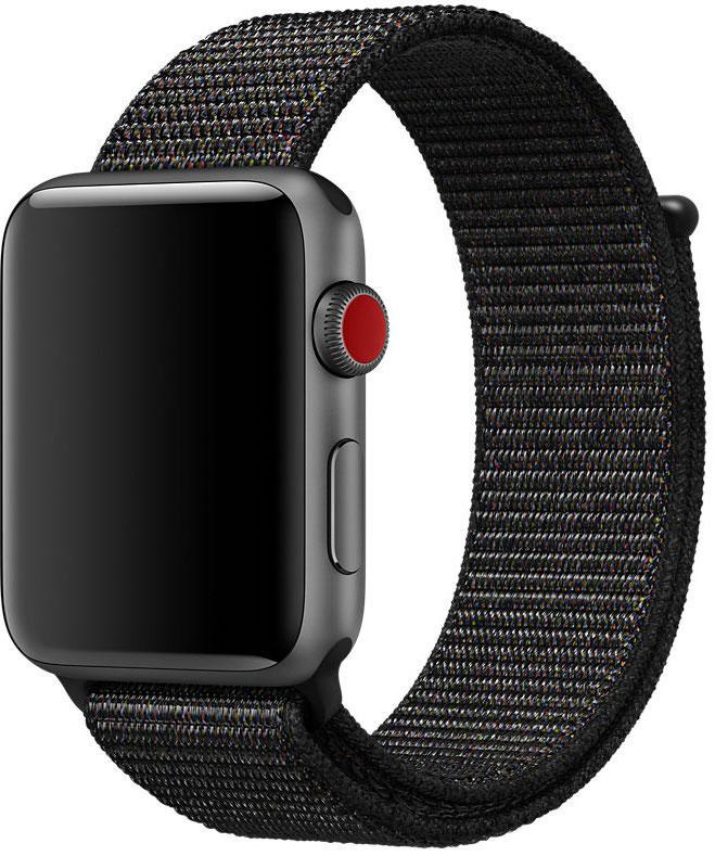 Тканинний ремінець Nylon Sport Band for Apple Watch 45/44/42mm, Black