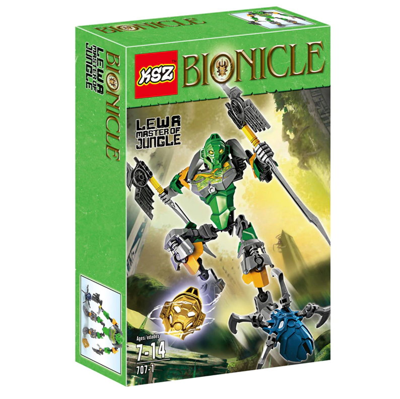 Детский конструктор Bionicle Master of Jungle Lewa с роботами - фото 2