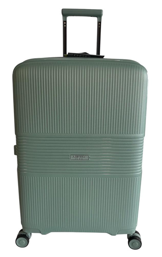 Чемодан средний Airtex 251 полипропилен M Салатовый (251/61/50)