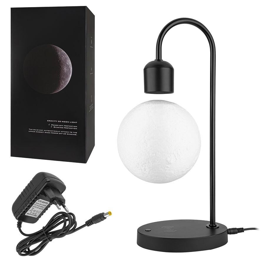 Лампа левитирующая декоративная Луна 3 цвета 3000/4500/6000K (286781)