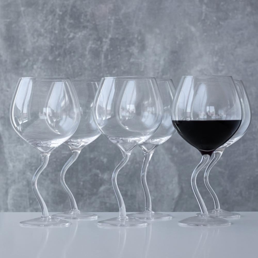 Набор бокалов стеклянных Пылкий танец 6 шт. 570 мл Прозрачный (9115-001)