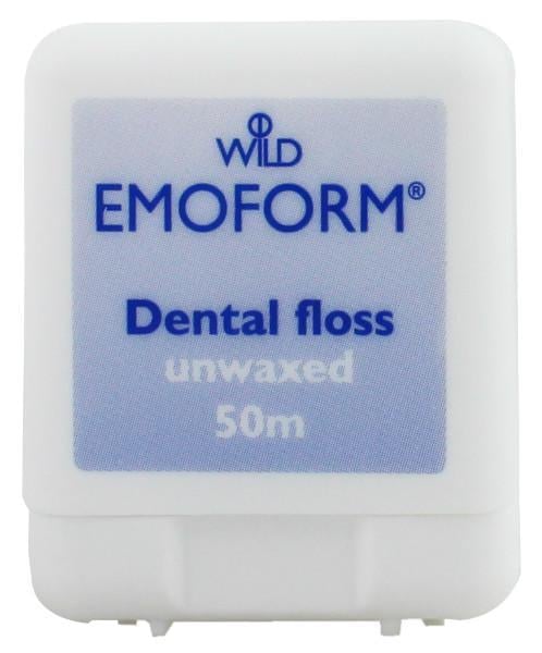 Зубная нить флосс Emoform не вощеная тонкая 50 м (1450)
