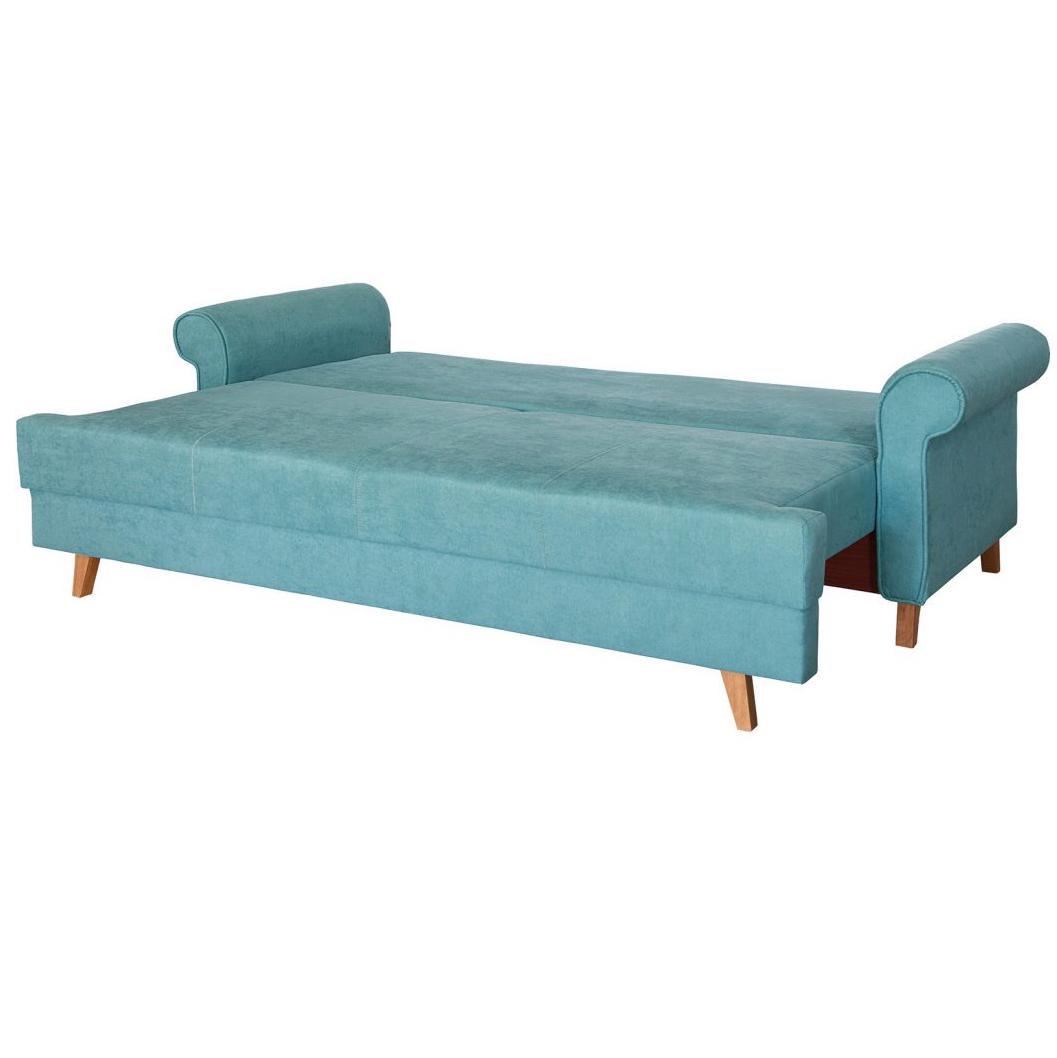 Диван раскладной Мебель-Сервис Бостон еврокнижка ДСП/металл ткань Фуджи Бирюзовый - фото 2 Диван раскладной Мебель-Сервис Бостон еврокнижка ДСП/металл ткань Фуджи Бирюзовый - фото 2