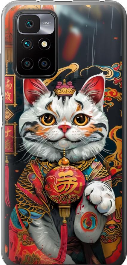 Чехол на Xiaomi Redmi 10 China Cat v2 (6135t-2488-42517)