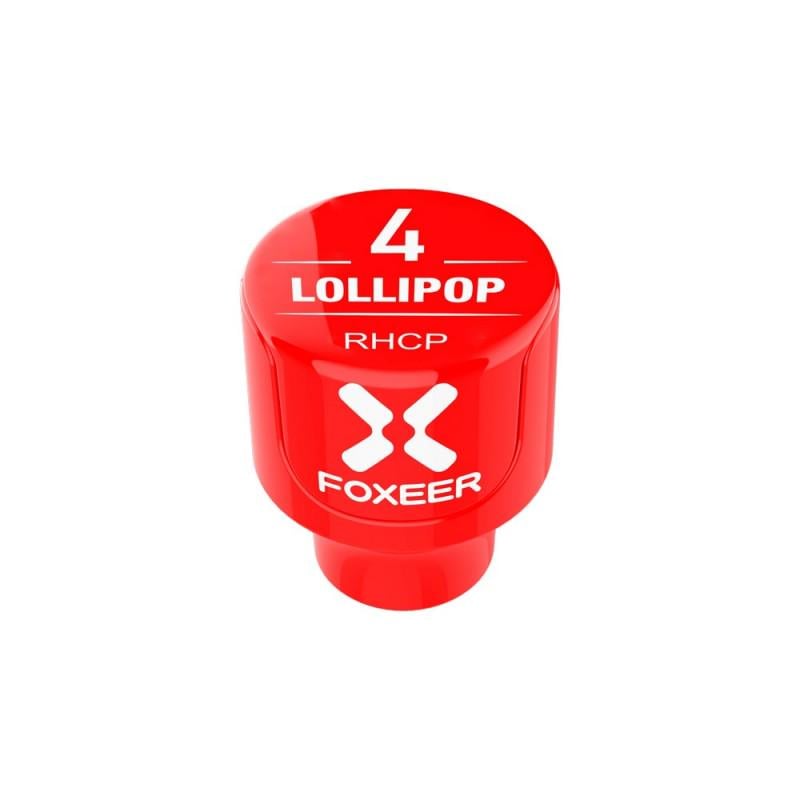 Антенна Foxeer Lollipop 4 Omni Stubby 5,8 ГГц RHCP SMA-Male Красный (21979426)