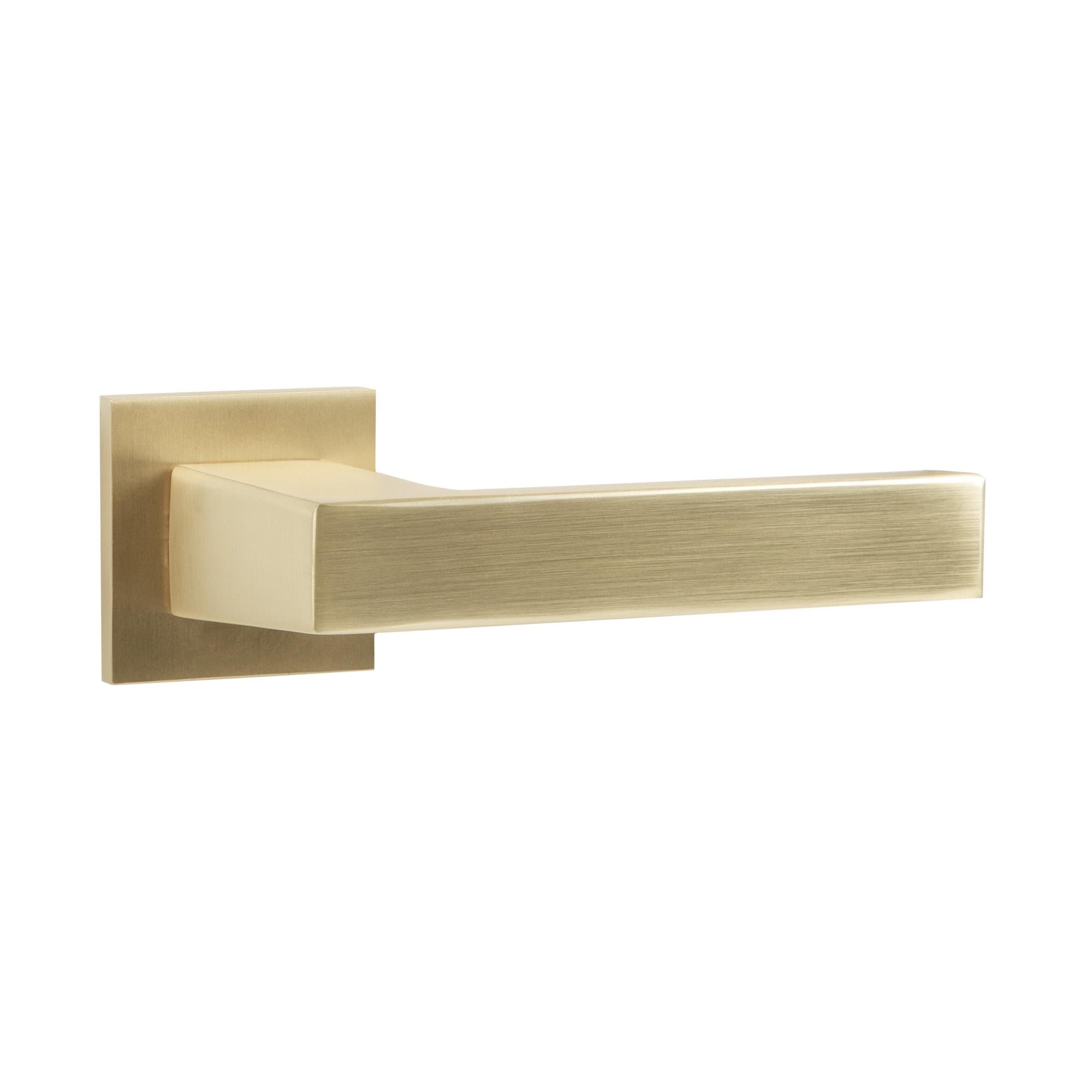 Дверная ручка Punto DIPLOMAT SSG-39 Сатин/Золотой (57087)