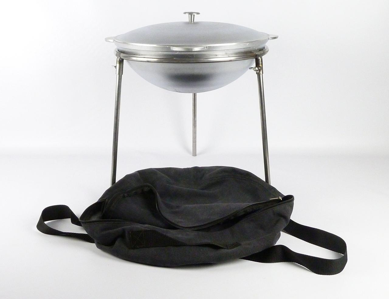 Казан татарський із триногою і сумкою - фото 6