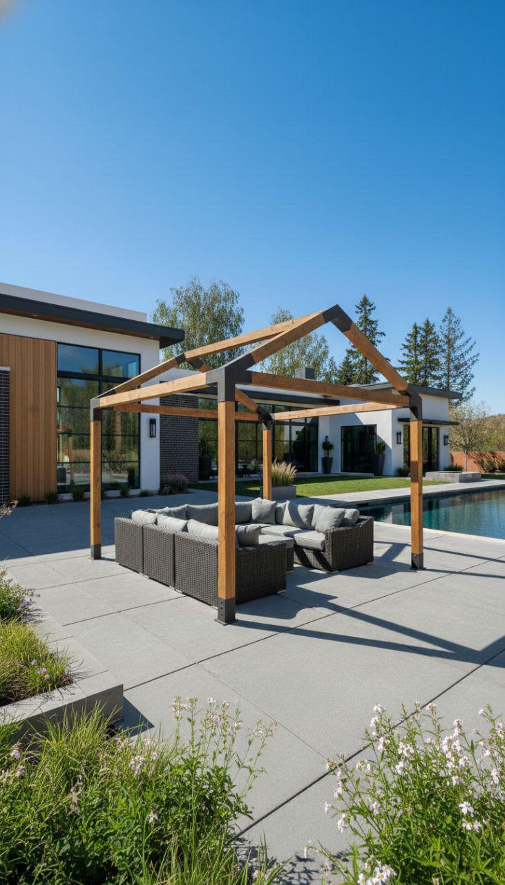 Комплект Альтанка з дахом 30° під брус 80х80 мм